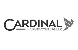 Cardinal Manufacturing logo in gray scale