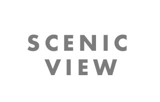Scenic View logo in gray scale