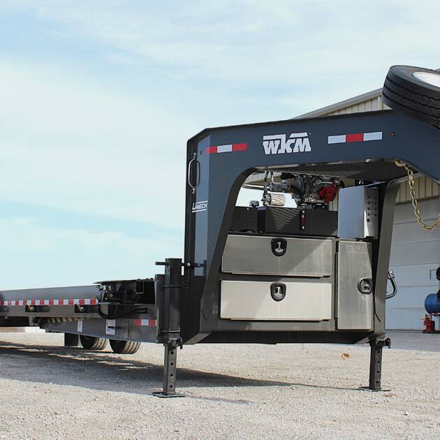 2026 WKM 32'-42'+4' Gooseneck Shed Trailer